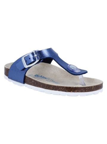 Richter Shoes Zehentrenner "Bio" in Blau