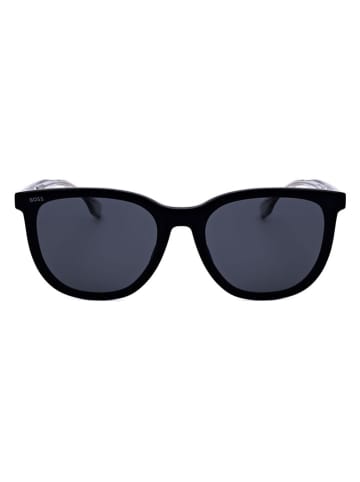 Hugo Boss Unisex-Sonnenbrille in Schwarz/ Dunkelblau