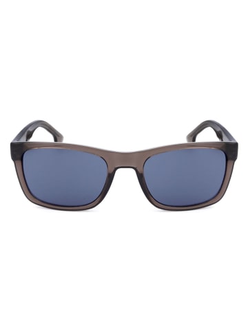 Hugo Boss Męskie okulary przeciwsłoneczne w kolorze brązowo-niebieskim