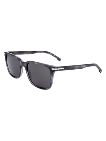 Hugo Boss Męskie okulary przeciwsłoneczne w kolorze antracytowym