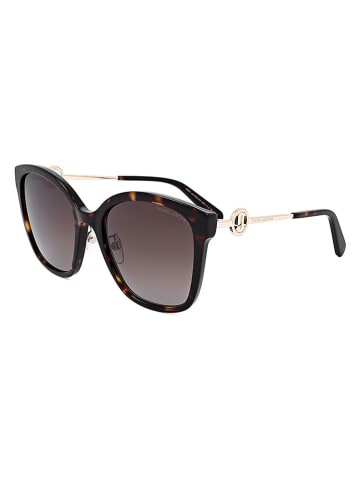 Marc Jacobs Damskie okulary przeciwsłoneczne w kolorze brązowym