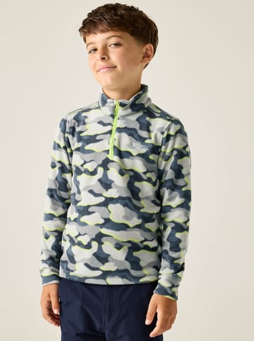 Regatta Fleecepullover "Hot Shot II" in Grau/ Grün