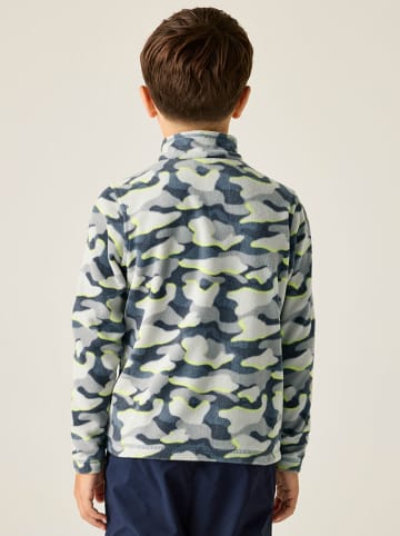 Regatta Fleecepullover "Hot Shot II" in Grau/ Grün