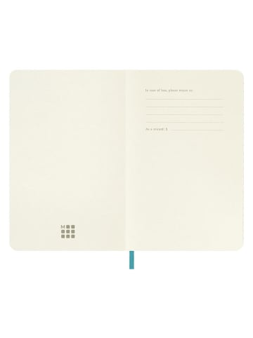 Moleskine Blanko Notizbuch ''Classic''' in Türkis - (B)9 x (H)14 cm