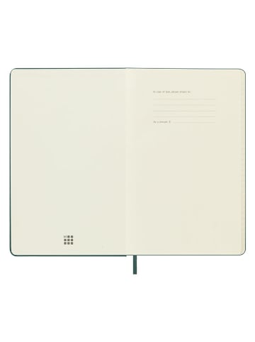 Moleskine Planer projektów "Pro" w kolorze zielonym - 19 x 25 cm