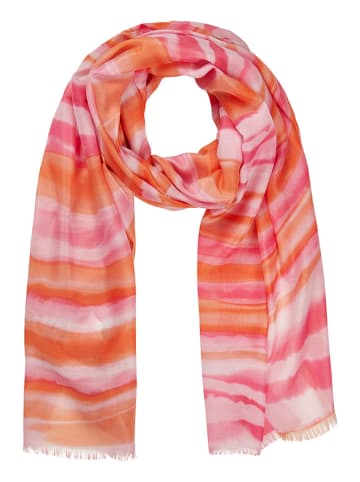 Rabe Schal in Pink/ Orange