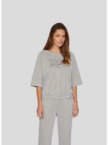 Rabe Shirt in Grün/ Weiß