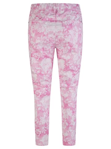 Rabe Hose in Rosa/ Weiß