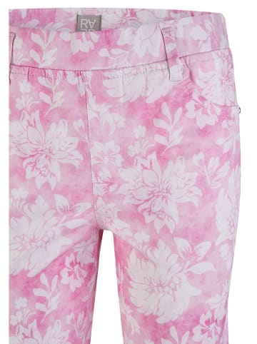 Rabe Hose in Rosa/ Weiß
