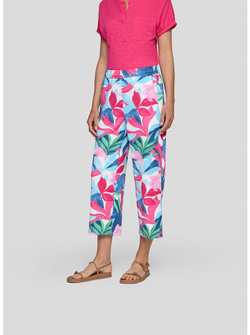 Rabe Hose in Hellblau/ Pink