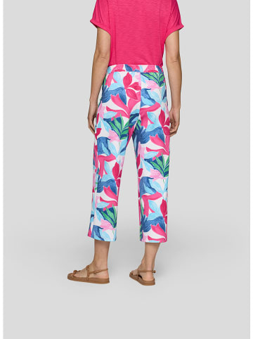 Rabe Hose in Hellblau/ Pink