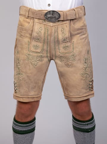 Edelnice Lederhose "Adam" in Beige