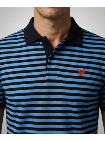 McGregor Poloshirt in Blau/ Schwarz