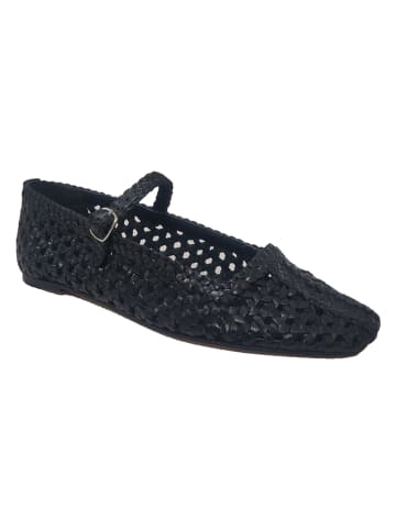 MELVIN & HAMILTON Leren ballerina's met bandje "Bexley 10" zwart