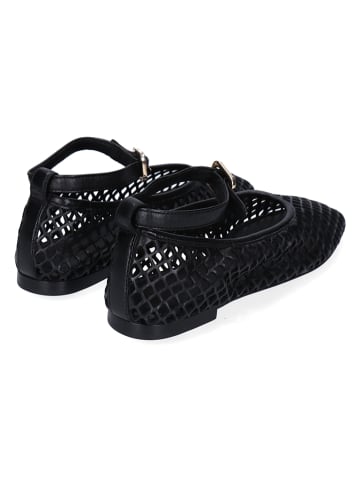 MELVIN & HAMILTON Leder-Spangenballerinas "Evita 1" in Schwarz
