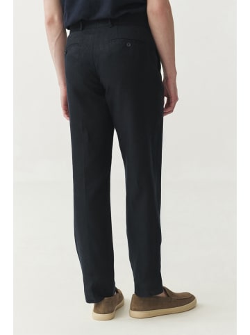 TATUUM Leinen-Chino in Dunkelblau