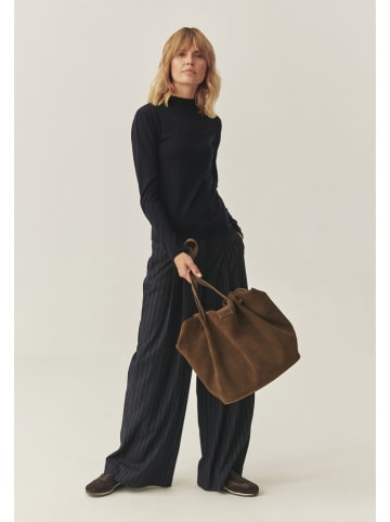 TATUUM Leder-Shopper "Oria" in Khaki - (B)56 x (H)32 cm