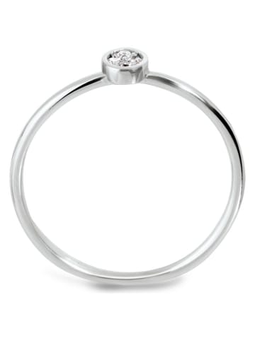DIA DIAMONDS Zilveren ring met diamanten