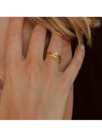 DIA DIAMONDS Vergold. Ring mit Diamanten