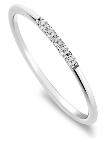 DIA DIAMONDS Zilveren ring met diamanten