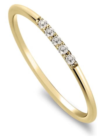 DIA DIAMONDS Vergulde ring met diamanten