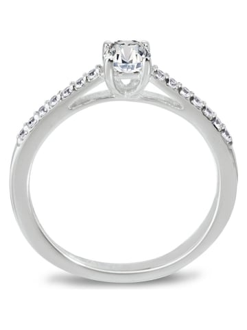 DIA DIAMONDS Silber-Ring mit Diamanten und Edelsteinen