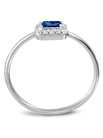 DIA DIAMONDS Silber-Ring mit Diamanten und Edelsteinen