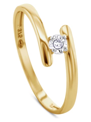 DIA DIAMONDS Vergold. Ring mit Diamanten