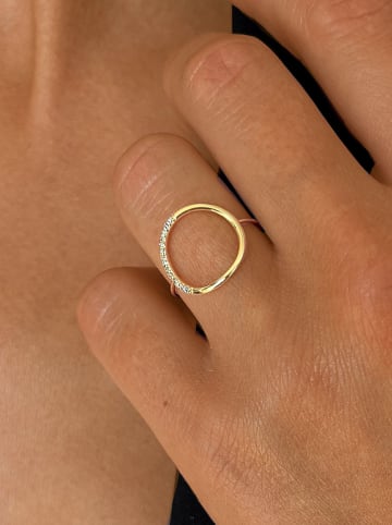 DIA DIAMONDS Vergold. Ring mit Diamanten