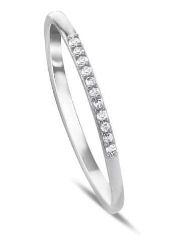 DIA DIAMONDS Zilveren ring met diamanten