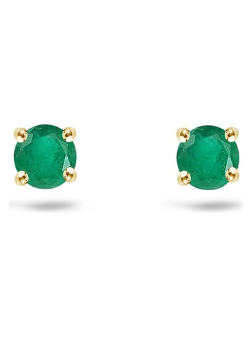 DIA DIAMONDS Vergulde oorstekers met edelstenen
