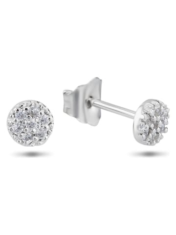 DIA DIAMONDS Zilveren oorstekers met diamanten