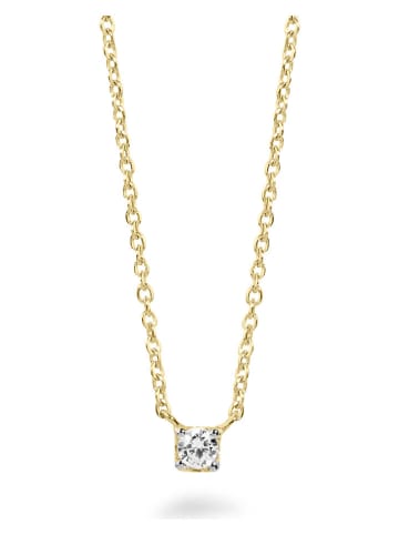 DIA DIAMONDS Vergulde ketting met hanger - (L)40 cm
