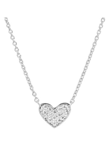 DIA DIAMONDS Silber-Halskette mit Anhänger - (L)40 cm