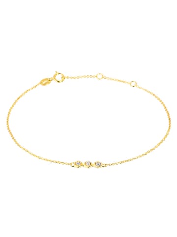 DIA DIAMONDS Vergold. Armkette mit Diamanten