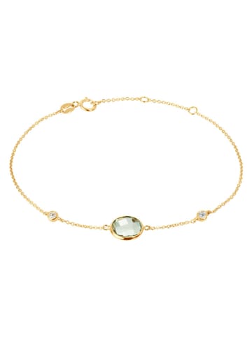 DIA DIAMONDS Vergulde armband met diamant en edelstenen