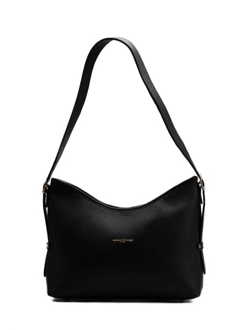 maison héritage PARIS Leren schoudertas "Olia" zwart - (B)30 x (H)17 x (D)8 cm