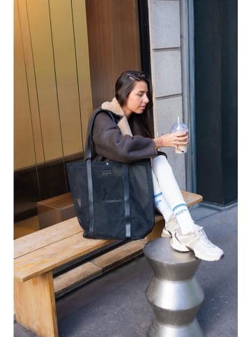 maison héritage PARIS Shopper "Blues" zwart - (B)35 x (H)52 x (D)20 cm