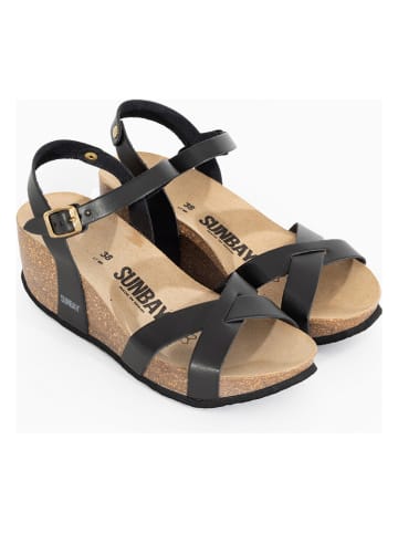 Sunbay Sleehaksandalen "Pivoine" zwart