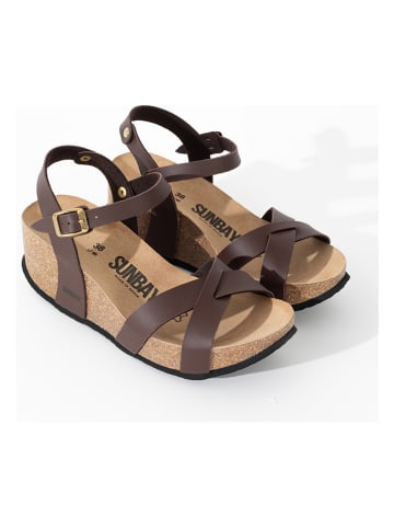 Sunbay Sleehaksandalen "Pivoine" bruin