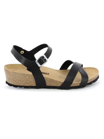 Sunbay Sleehaksandalen "Lecheria" zwart