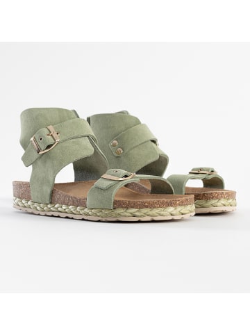 Sunbay Leren sandalen "Dooly" groen