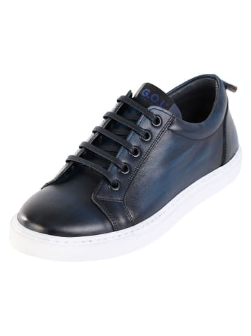 G.O.L.® FINEST COLLECTION Leder-Sneakers in Dunkelblau