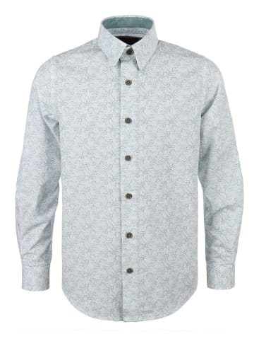 G.O.L.® FINEST COLLECTION Koszula - Slim fit - w kolorze biało-zielonym