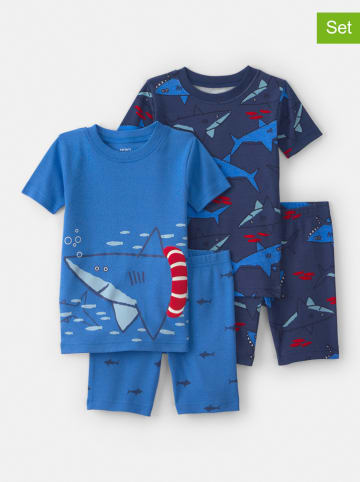 carter's 2er-Set: Pyjamas in Blau