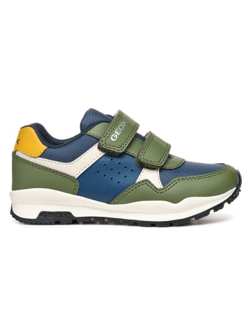 Geox Sneakersy "Pavel" w kolorze niebiesko-zielonym