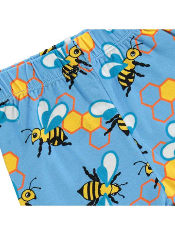 Småfolk Fietsbroek "Bienen" lichtblauw