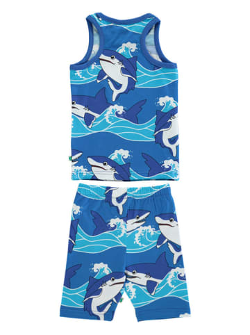 Småfolk 2-częściowy zestaw w kolorze niebieskim