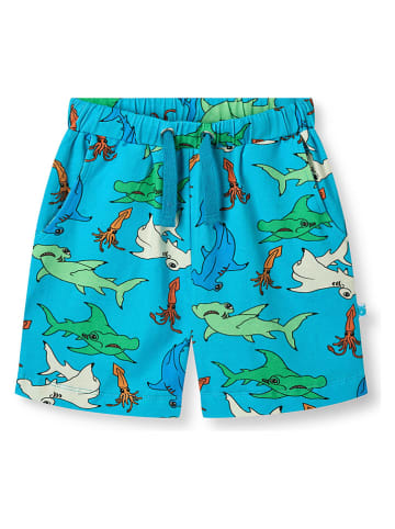 Småfolk Shorts "Hammerhaien" in Hellblau