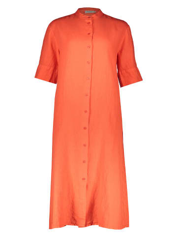 Maerz Muenchen Leinen-Kleid in Koralle
